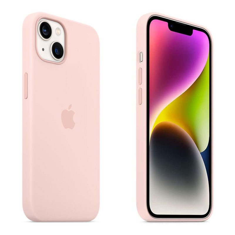 Apple silikonový kryt s MagSafe - Růžový